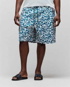 MENS BIG AND TALL JOSH ALL OVER BUNNY SWIM TRUNK - BB1000010