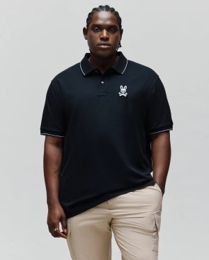 BIG AND TALL TATE BUNNY PIQUE POLO - BT0100015