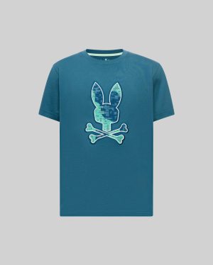 MENS BIG AND TALL OLIVIER EMBROIDERED GRAPHIC TEE - BT0200041