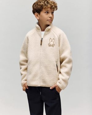 KIDS RILEY SHERPA FULL ZIP MOCK - KT0500032