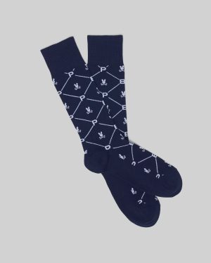 MENS NEW ALL OVER DRESS SOCK - MO2200007