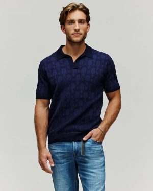 MENS ELDEN JOHNNY COLLAR POLO - MT0100157