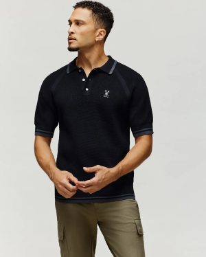 MENS LAZARE KNIT POLO - MT0100165