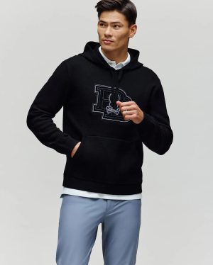 MENS MARLON TEXTURE STITCH HOODIE - MT0400046