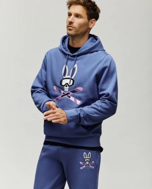 MENS INDIGO SKI BUNNY HOODIE - MT0500150